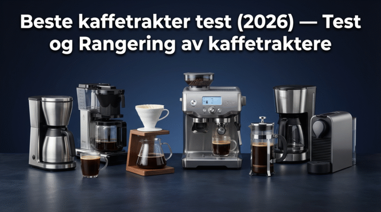 Beste kaffetrakter test (2026) — Test og Rangering av kaffetraktere