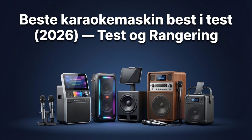 Beste karaokemaskin best i test (2026) — Test og Rangering