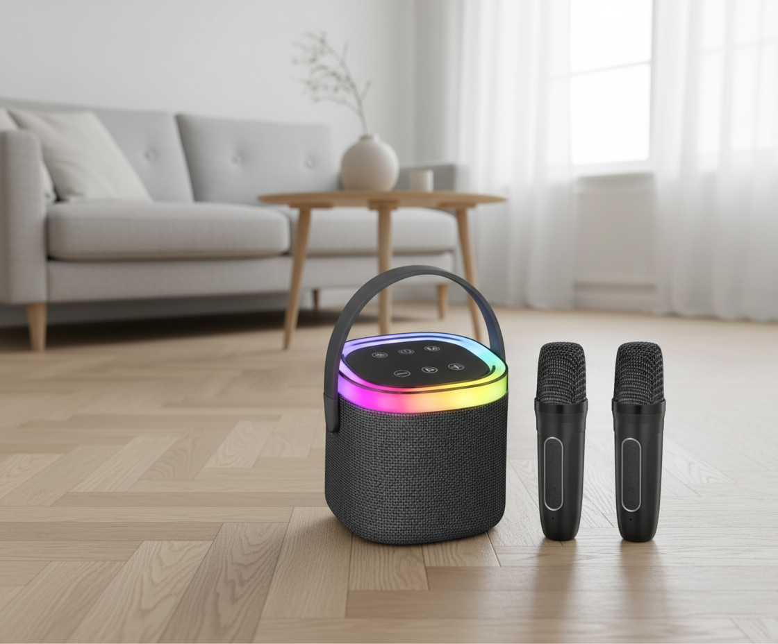 Andersson KEM-D3000 Bærbar karaokehøyttaler med 2 mikrofoner