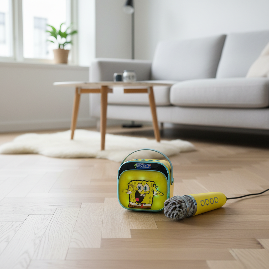 OTL Karaokehøyttaler med mikrofon Popsing LED