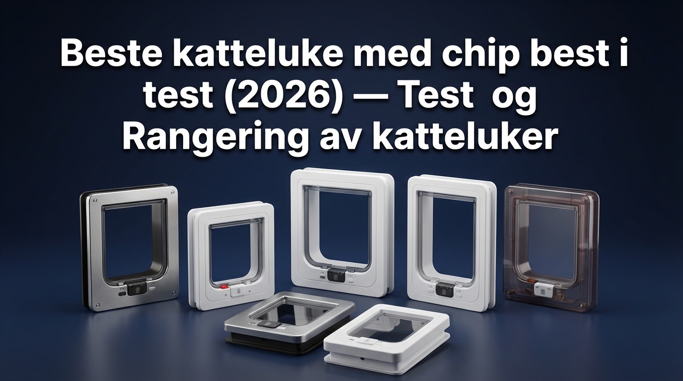 Beste katteluke med chip best i test (2026) — Test og Rangering av katteluker
