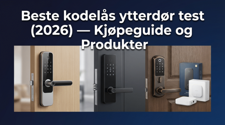 Beste kodelås ytterdør test (2026) — Kjøpeguide og Produkter