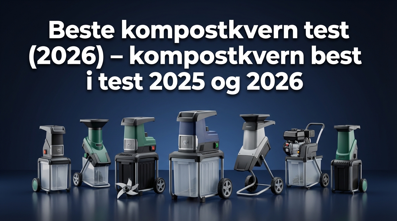 Beste kompostkvern test (2026) — kompostkvern best i test 2025 og 2026