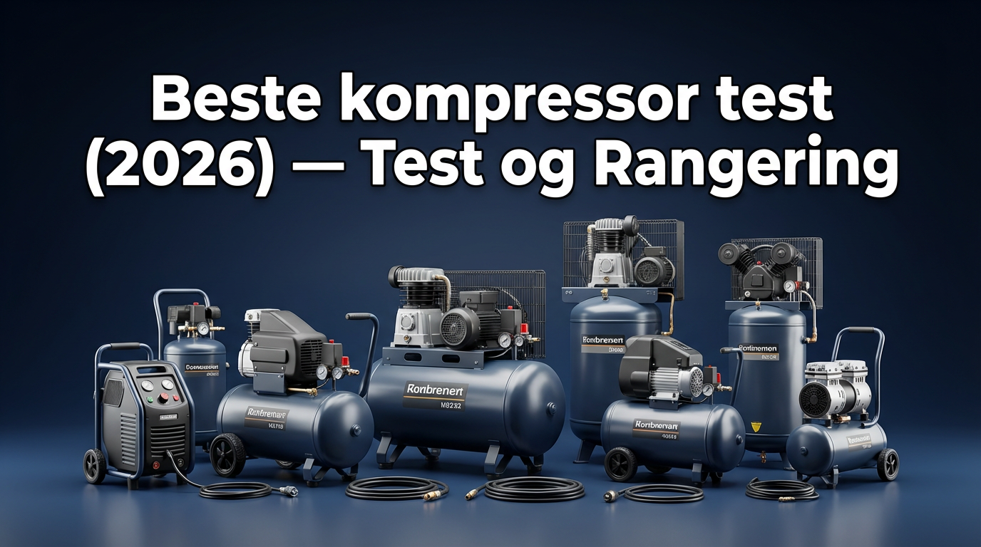 Beste kompressor test (2026) — Test og Rangering