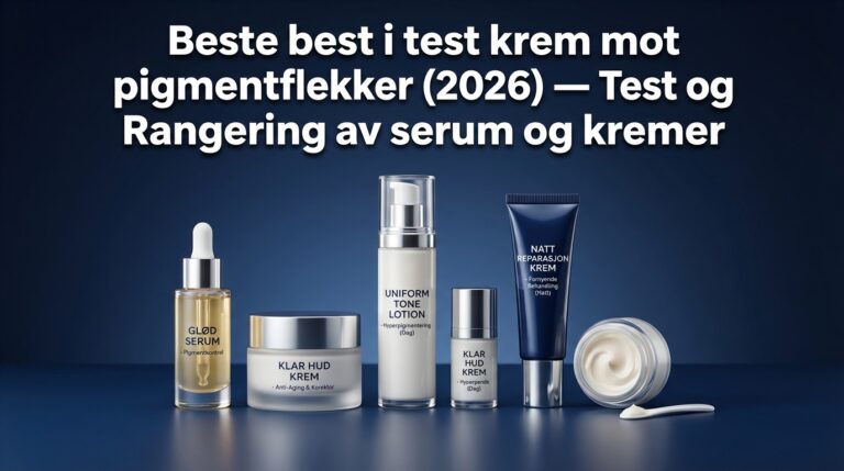 Beste best i test krem mot pigmentflekker (2026) — Test og Rangering av serum og kremer
