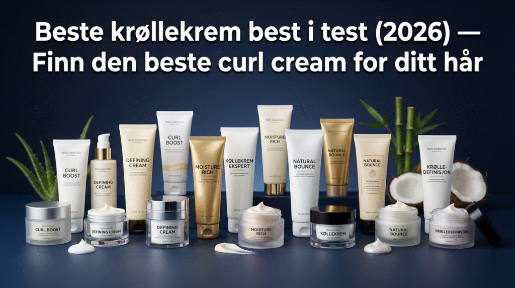 Beste krøllekrem best i test (2026) — Finn den beste curl cream for ditt hår