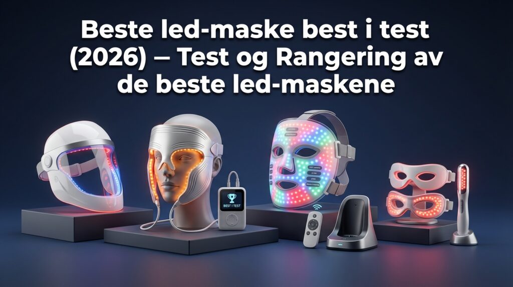 Beste led-maske best i test (2026) — Test og Rangering av de beste led-maskene