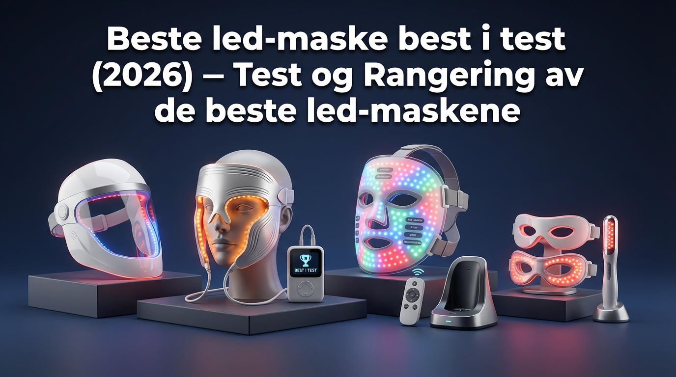 Beste led-maske best i test (2026) — Test og Rangering av de beste led-maskene
