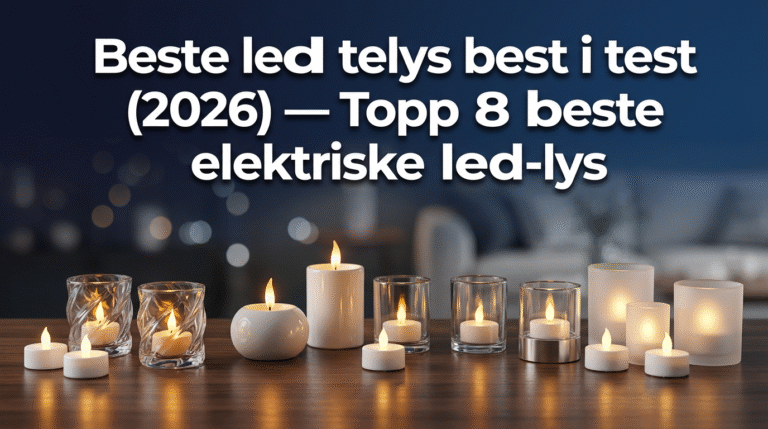 Beste led telys best i test (2026) — Topp 8 beste elektriske led-lys