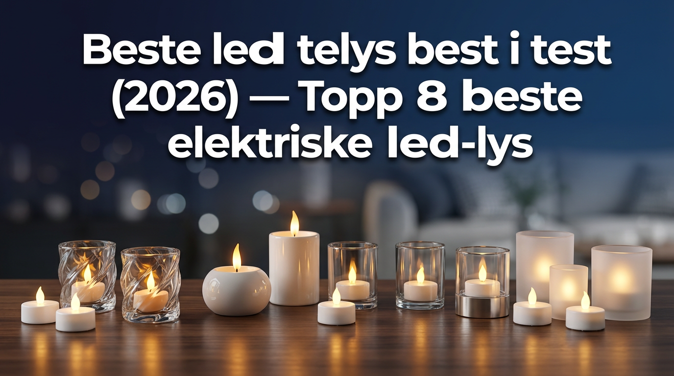 Beste led telys best i test (2026) — Topp 8 beste elektriske led-lys