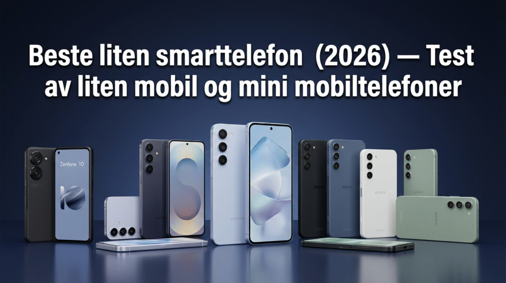 Beste liten smarttelefon (2026) — Test av liten mobil og mini mobiltelefoner