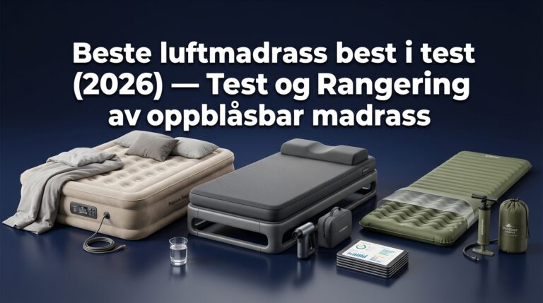 Beste luftmadrass best i test (2026) — Test og Rangering av oppblåsbar madrass