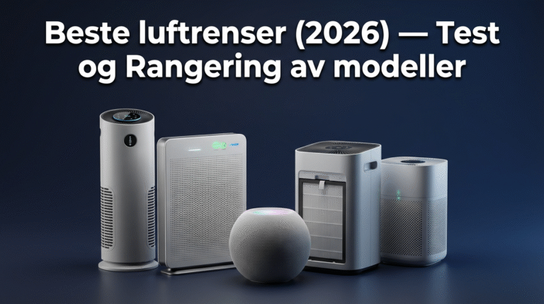 Beste luftrenser (2026) — Test og Rangering av modeller