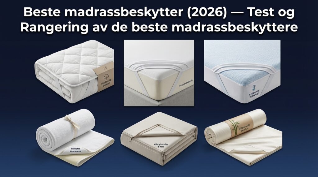 Beste madrassbeskytter (2026) — Test og Rangering av de beste madrassbeskyttere