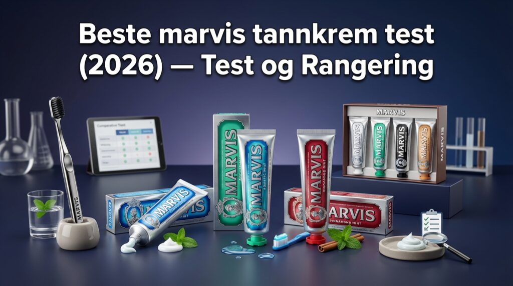 Beste marvis tannkrem test (2026) — Test og Rangering