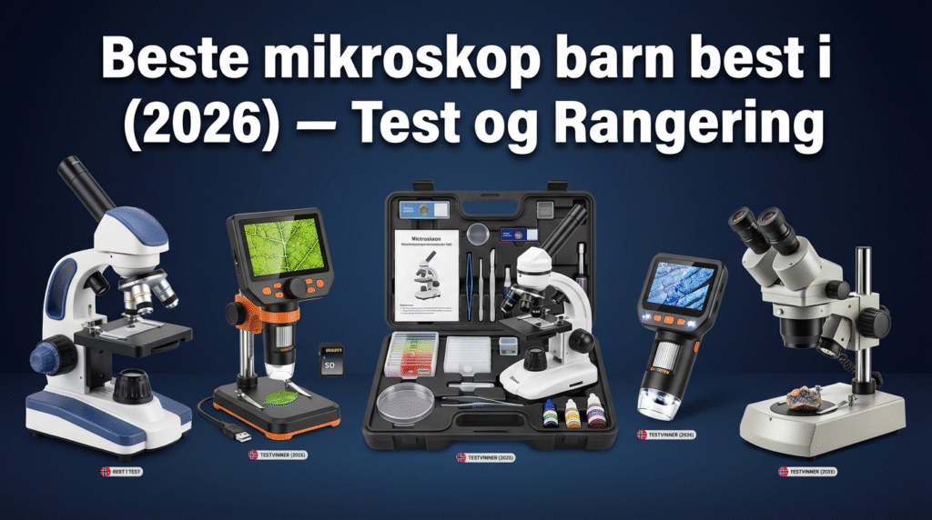 Beste mikroskop barn best i test (2026) — Test og Rangering
