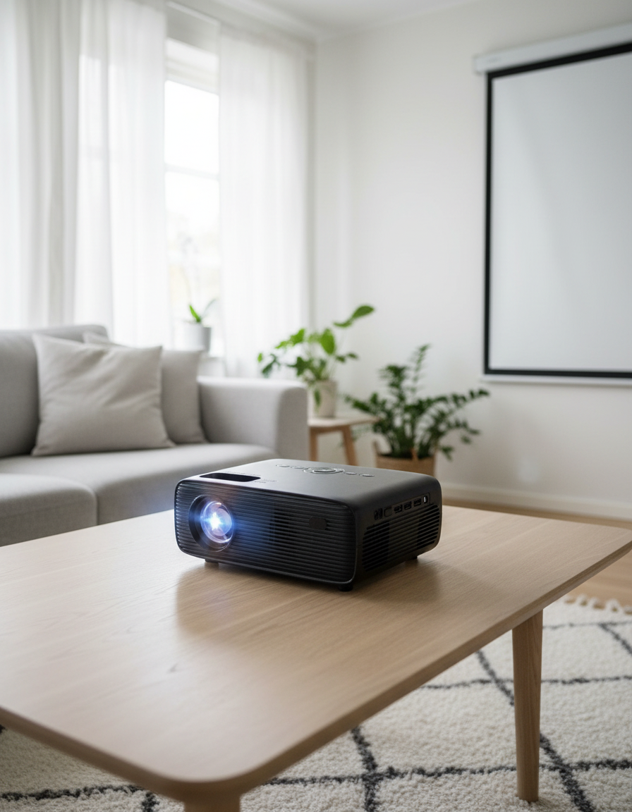 Clas Ohlson Bærbar projektor med Full HD