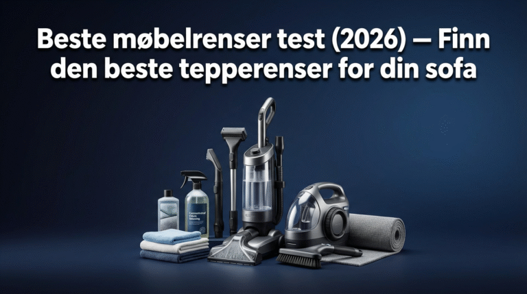 Beste møbelrenser test (2026) — Finn den beste tepperenser for din sofa