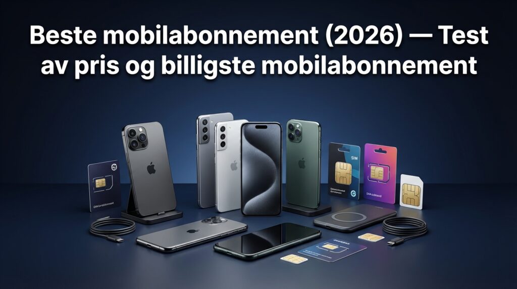 Beste mobilabonnement (2026) — Test av pris og billigste mobilabonnement