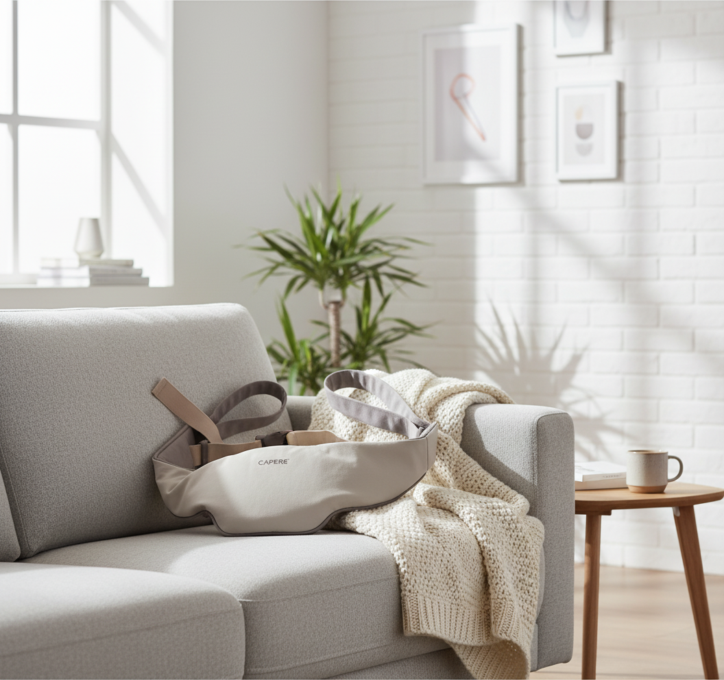 CAPERE Nakkemassasjemaskin pute med varme