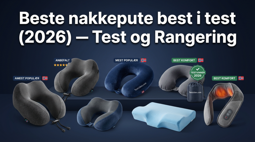 Beste nakkepute best i test (2026) — Test og Rangering