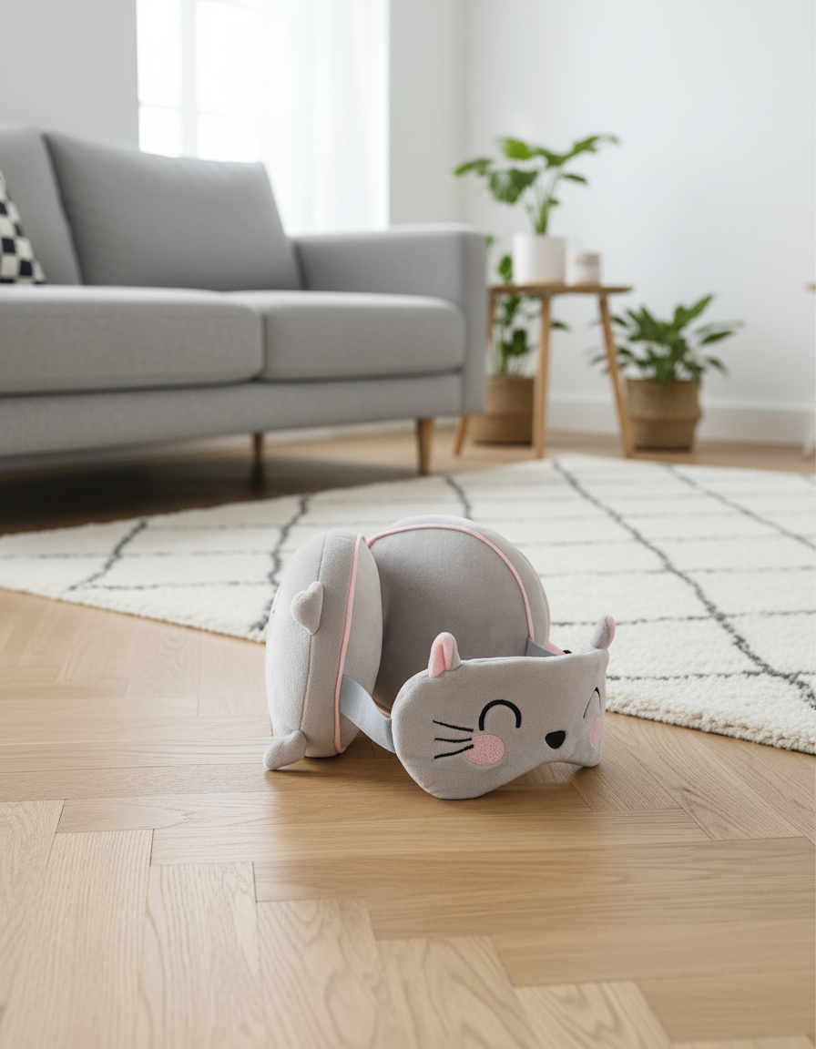 Legami reisepute med øyemaske katt 1 stk