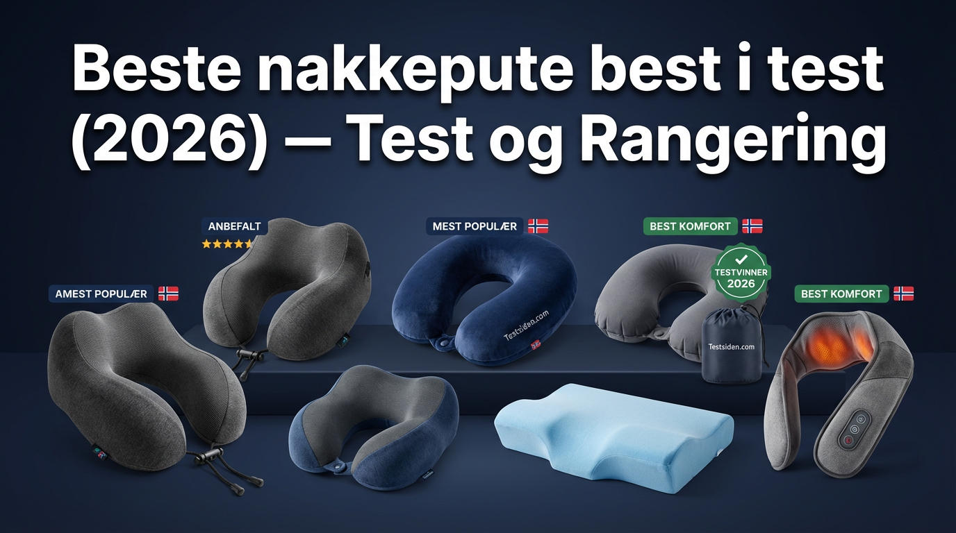 Beste nakkepute best i test (2026) — Test og Rangering