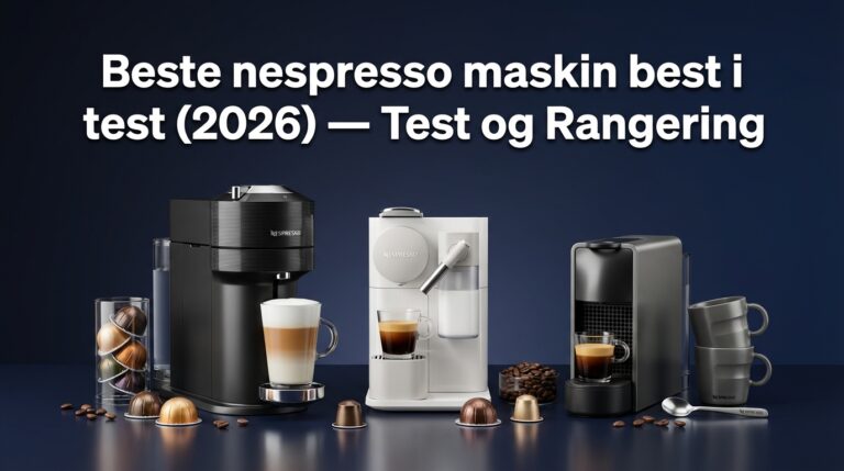 Beste nespresso maskin best i test (2026) — Test og Rangering