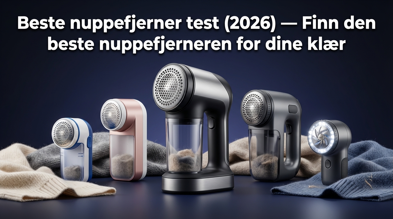 Beste nuppefjerner test (2026) — Finn den beste nuppefjerneren for dine klær