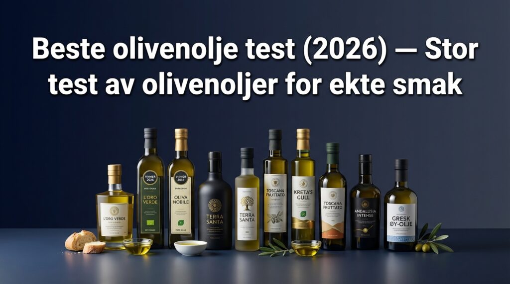 Beste olivenolje test (2026) — Stor test av olivenoljer for ekte smak