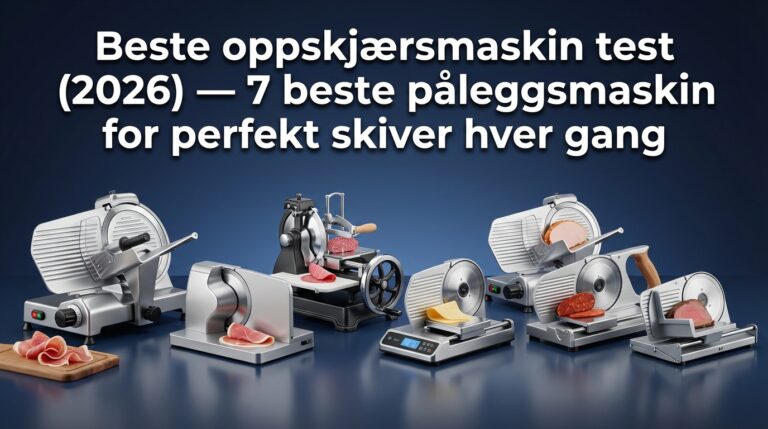 Beste oppskjærsmaskin test (2026) — 7 beste påleggsmaskin for perfekt skiver hver gang