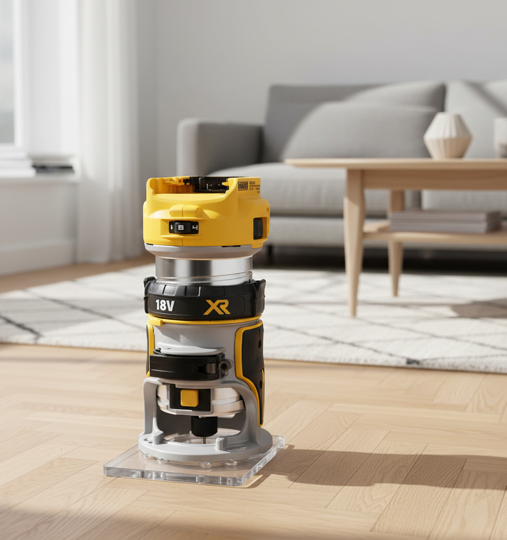 Dewalt Håndoverfres DCW600N-Xj 8mm 18V Xr