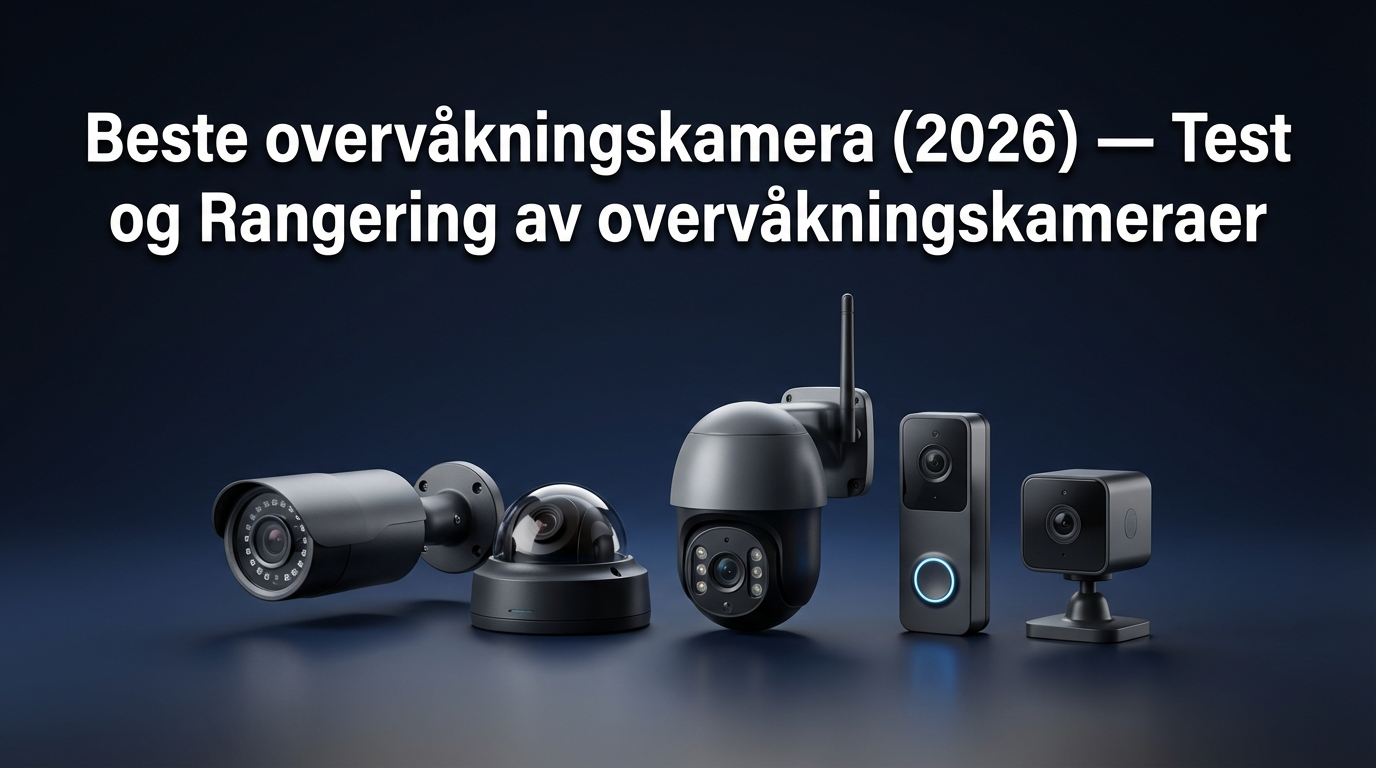 Beste overvåkningskamera (2026) — Test og Rangering av overvåkningskameraer