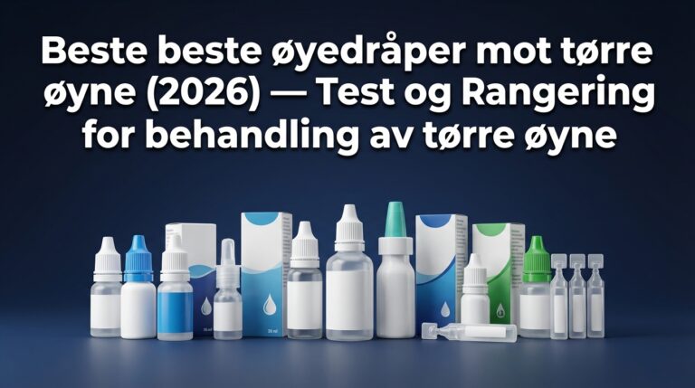 Beste beste øyedråper mot tørre øyne (2026) — Test og Rangering for behandling av tørre øyne