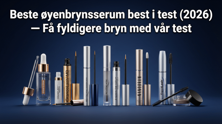 Beste øyenbrynsserum best i test (2026) — Få fyldigere bryn med vår test
