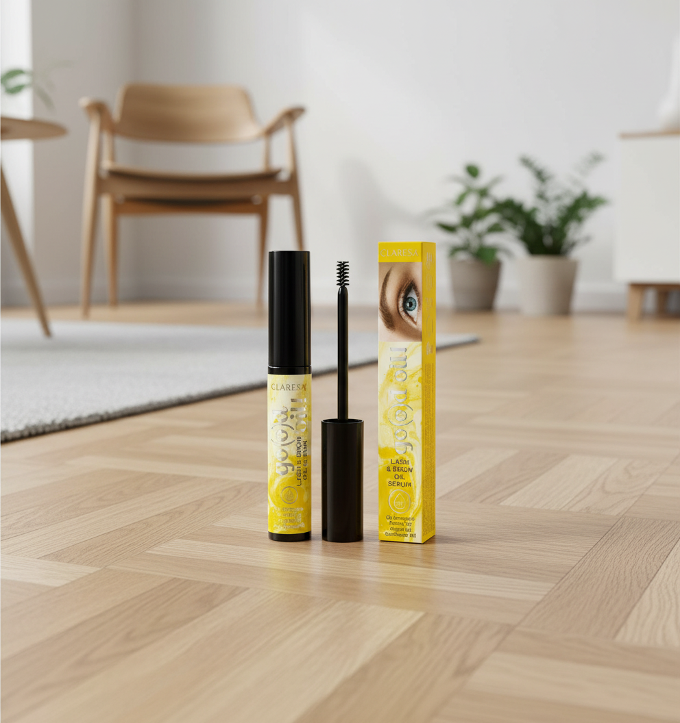 Claresa Claresa Oljeserum for øyevipper og bryn med lakserolje GoD Oil 8g