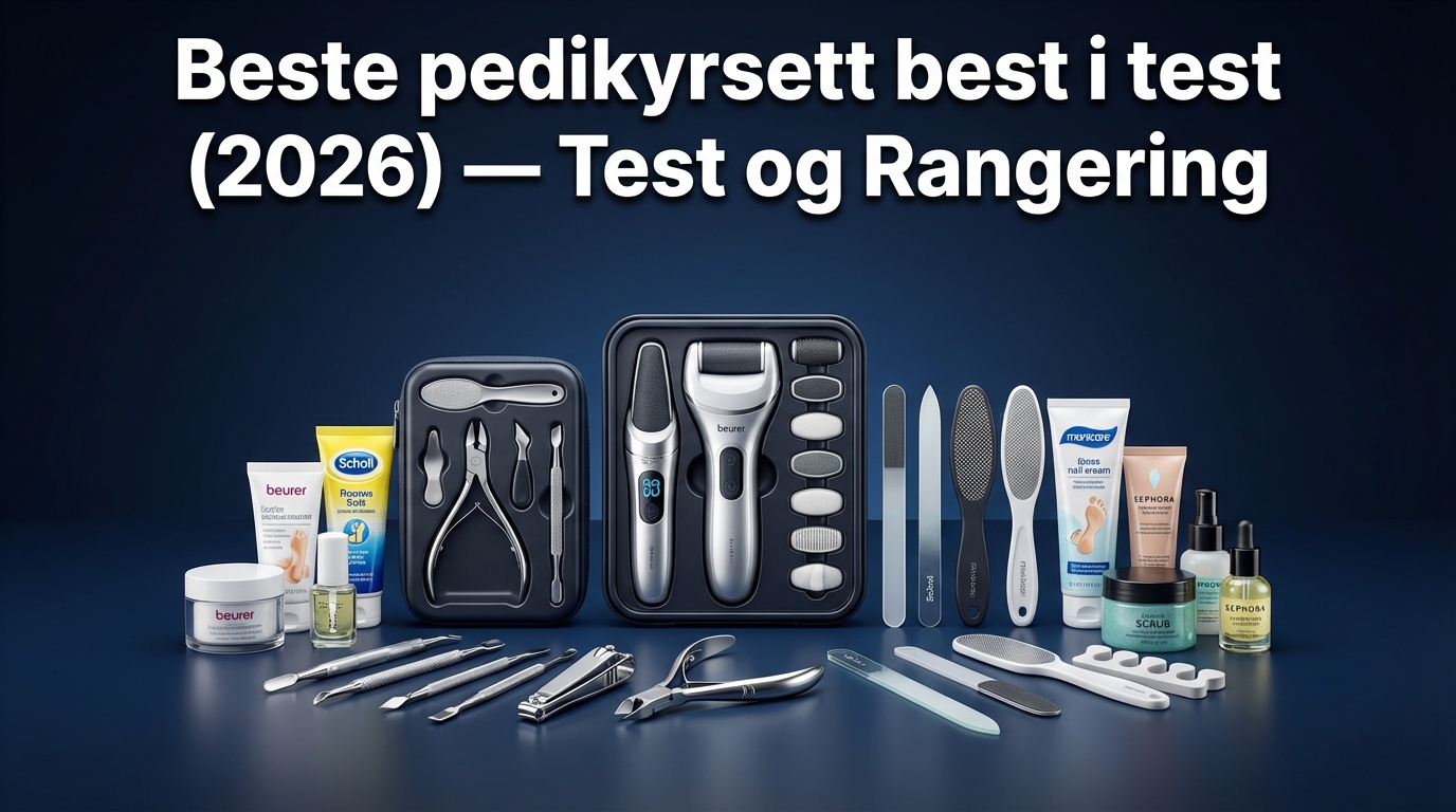 Beste pedikyrsett best i test (2026) — Test og Rangering