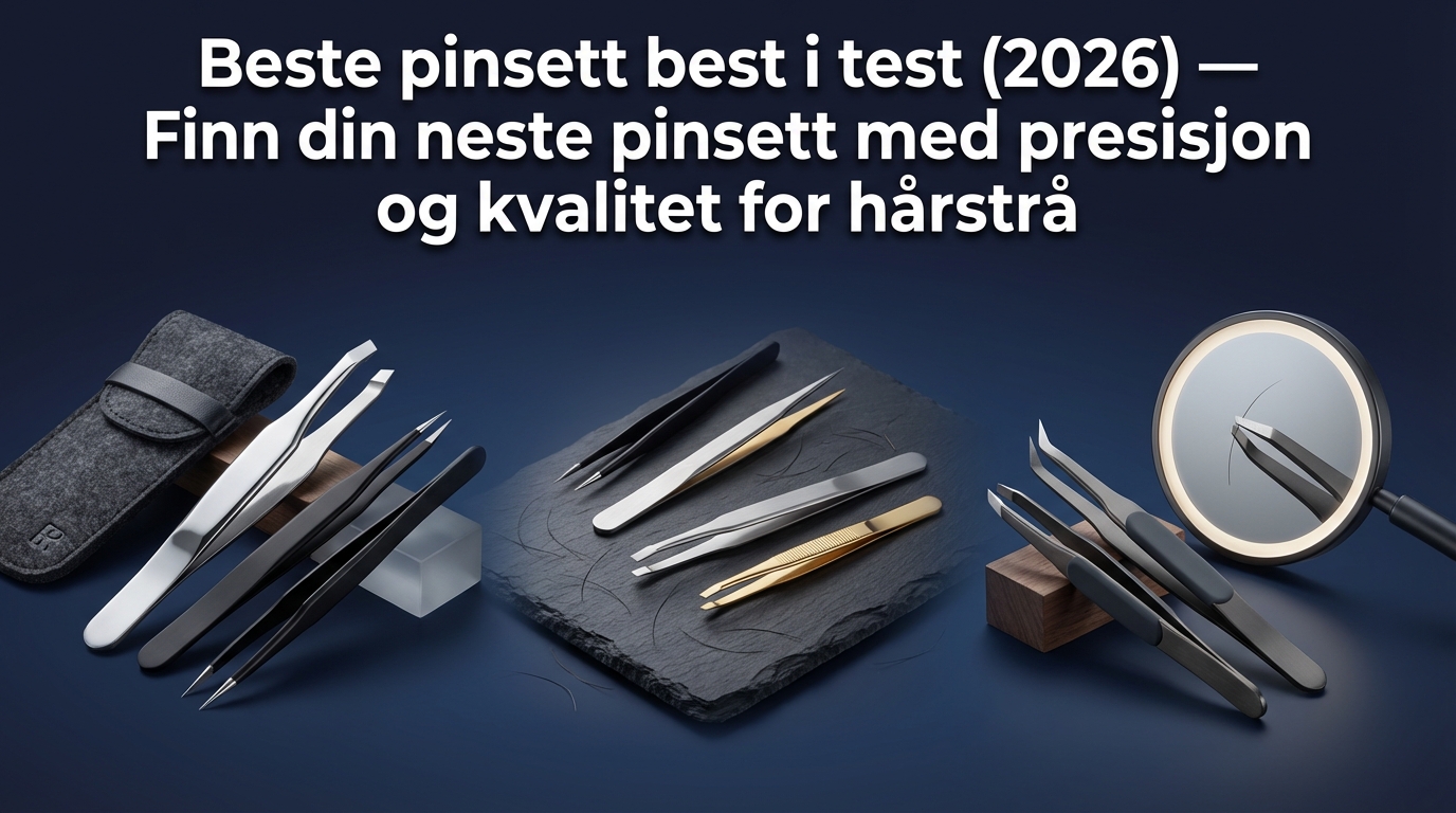 Beste pinsett best i test (2026) — Finn din neste pinsett med presisjon og kvalitet for hårstrå