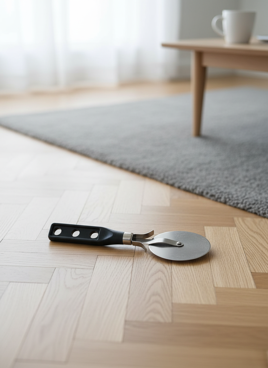 Tiger Crown Pizza Wheel Cutter Rolling Dough Slicer 542 by Japanese Taste