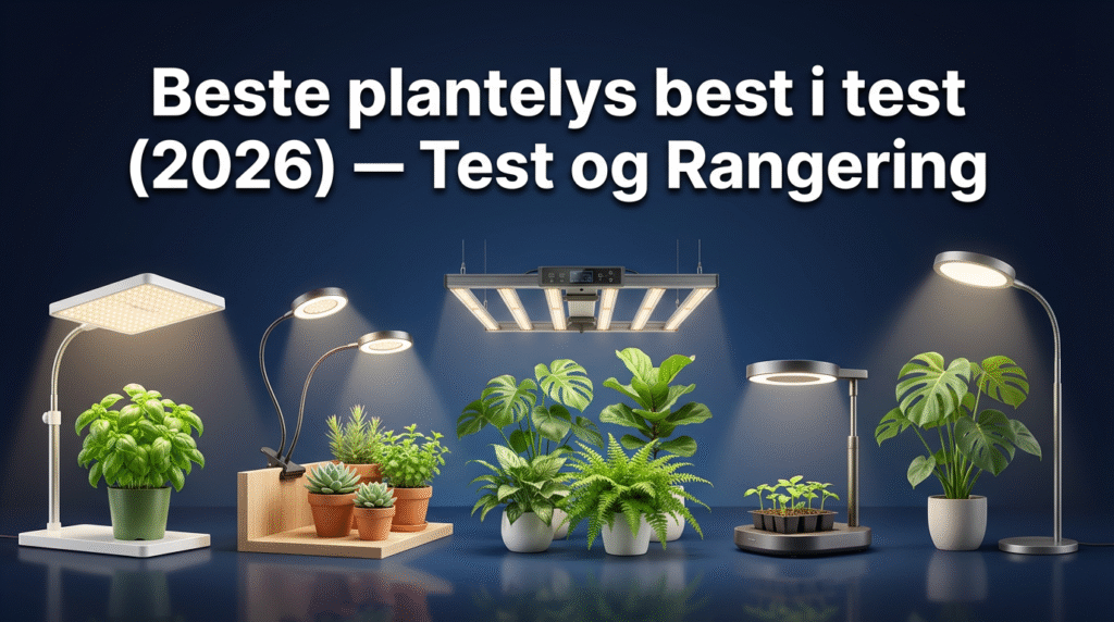 Beste plantelys best i test (2026) — Test og Rangering