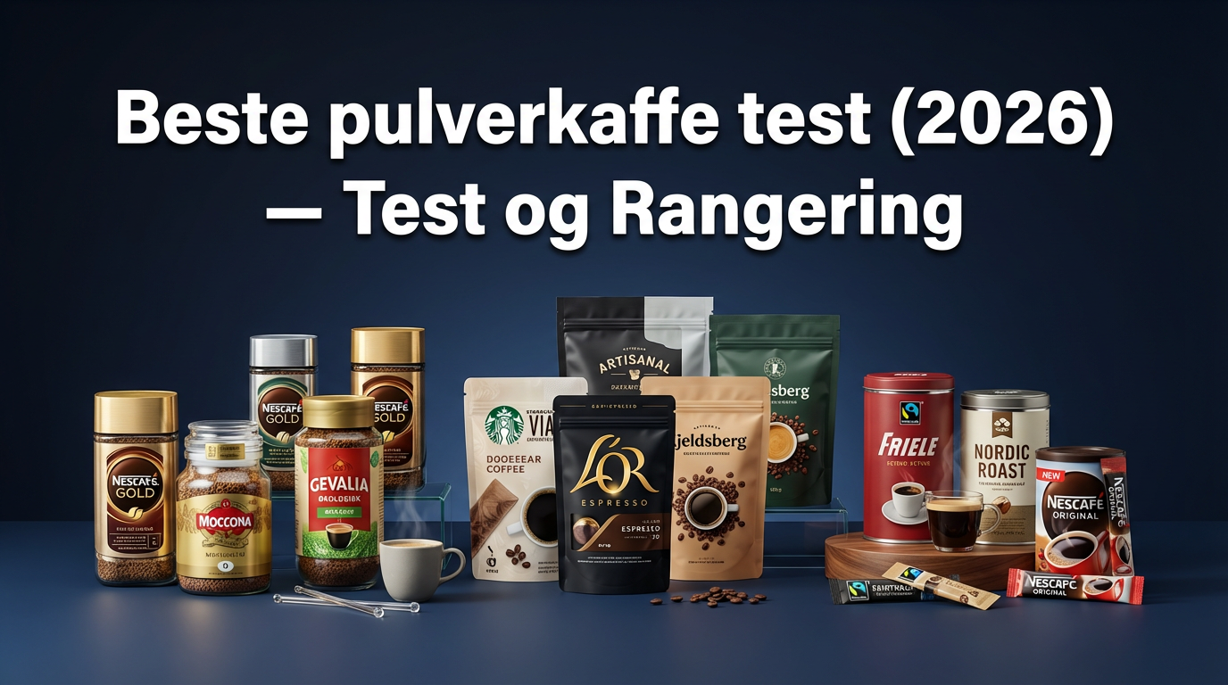 Beste pulverkaffe test (2026) — Test og Rangering