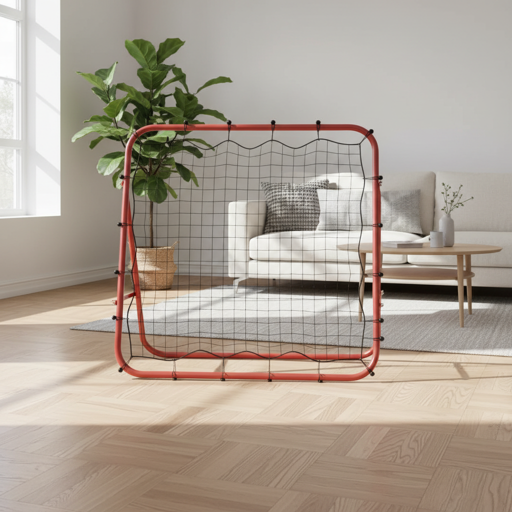 vidaxl Justerbart fotball returnett 96x80x96 cm stål og PE