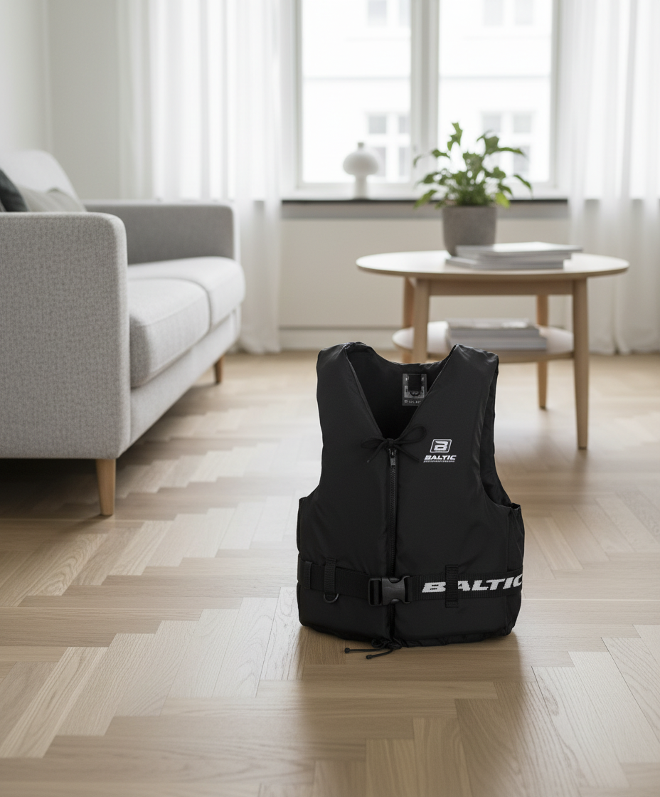 Baltic svømmevest til voksne - Aqua Pro - Svart (Best i test)