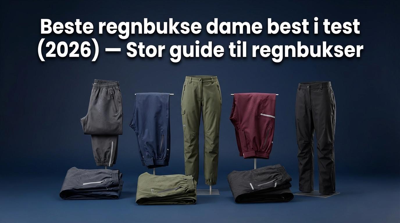 Beste regnbukse dame best i test (2026) — Stor guide til regnbukser