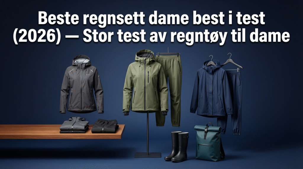 Beste regnsett dame best i test (2026) — Stor test av regntøy til dame