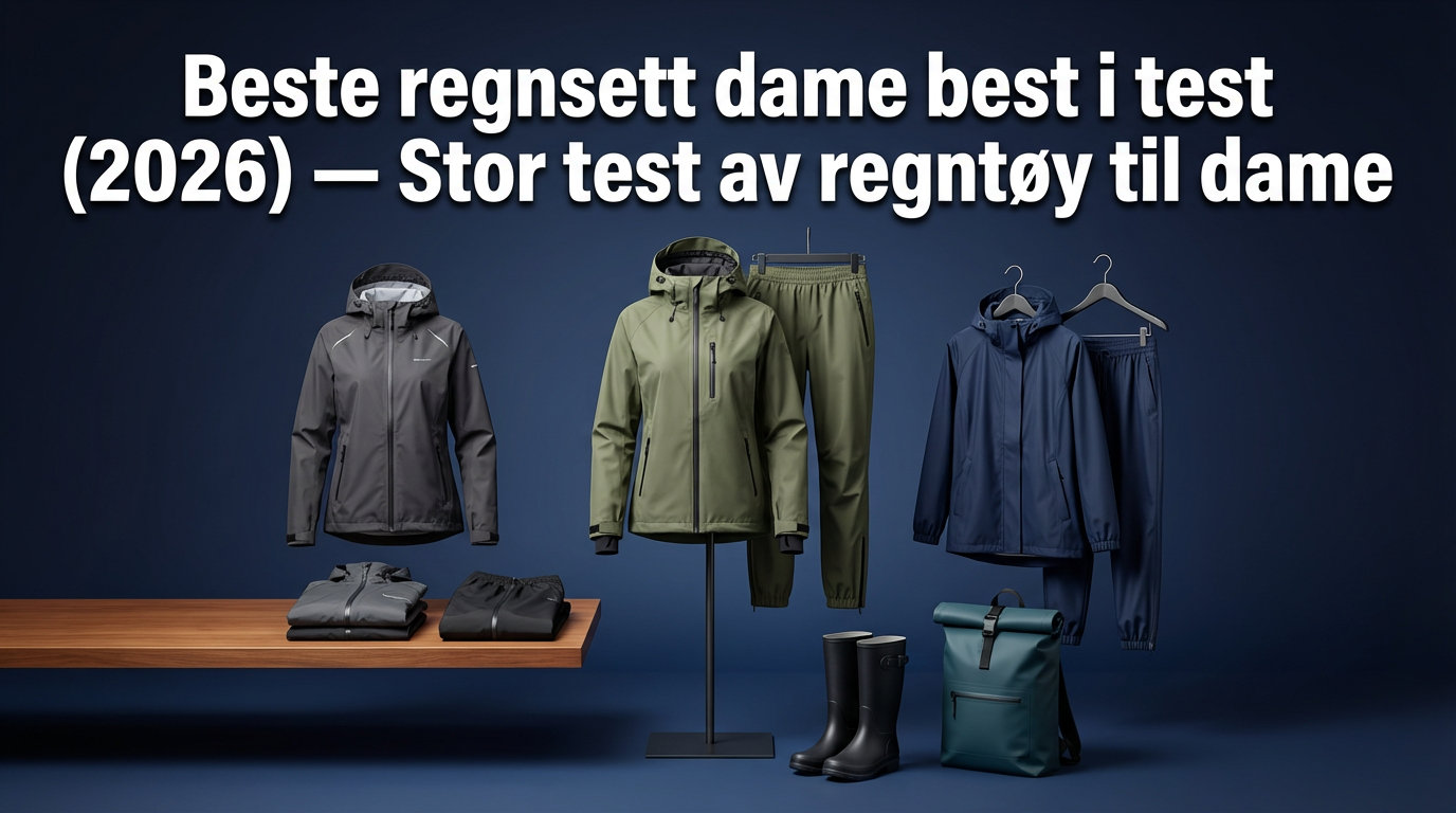 Beste regnsett dame best i test (2026) — Stor test av regntøy til dame
