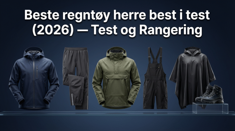Beste regntøy herre best i test (2026) — Test og Rangering