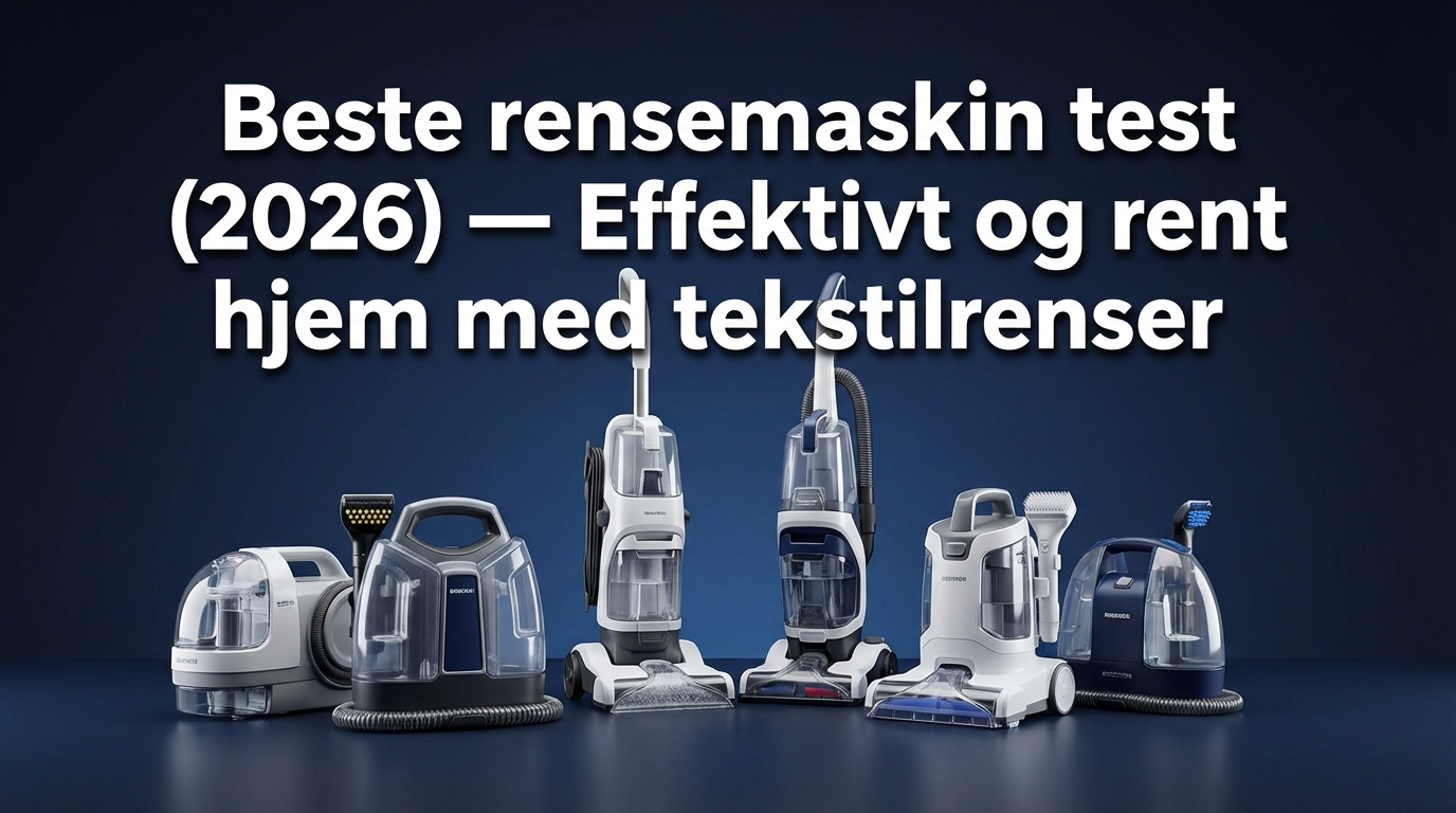 Beste rensemaskin test (2026) — Effektivt og rent hjem med tekstilrenser