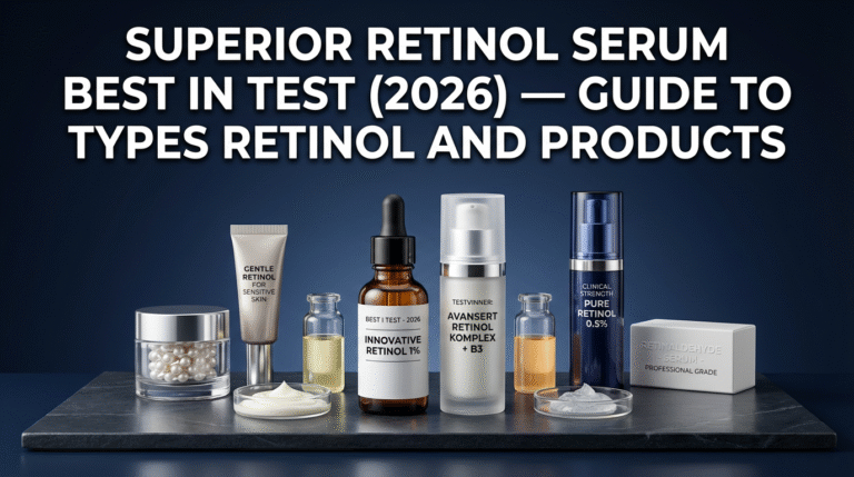 Beste retinol serum best i test (2026) — Guide til typer retinol og produkter