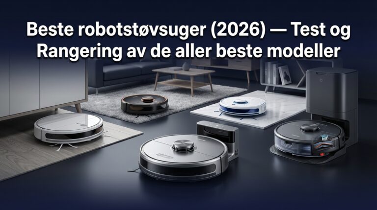 Beste robotstøvsuger (2026) — Test og Rangering av de aller beste modeller